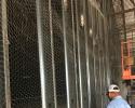 Installing Wire Mesh Inside of Wall.